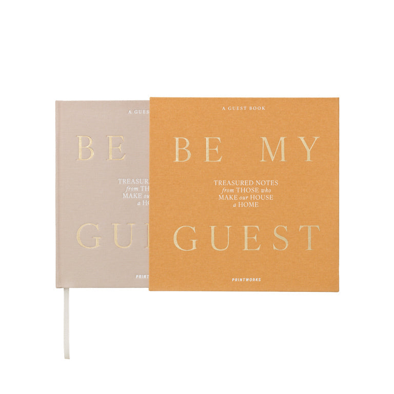 Printworks Gastenboek - Geel/Beige